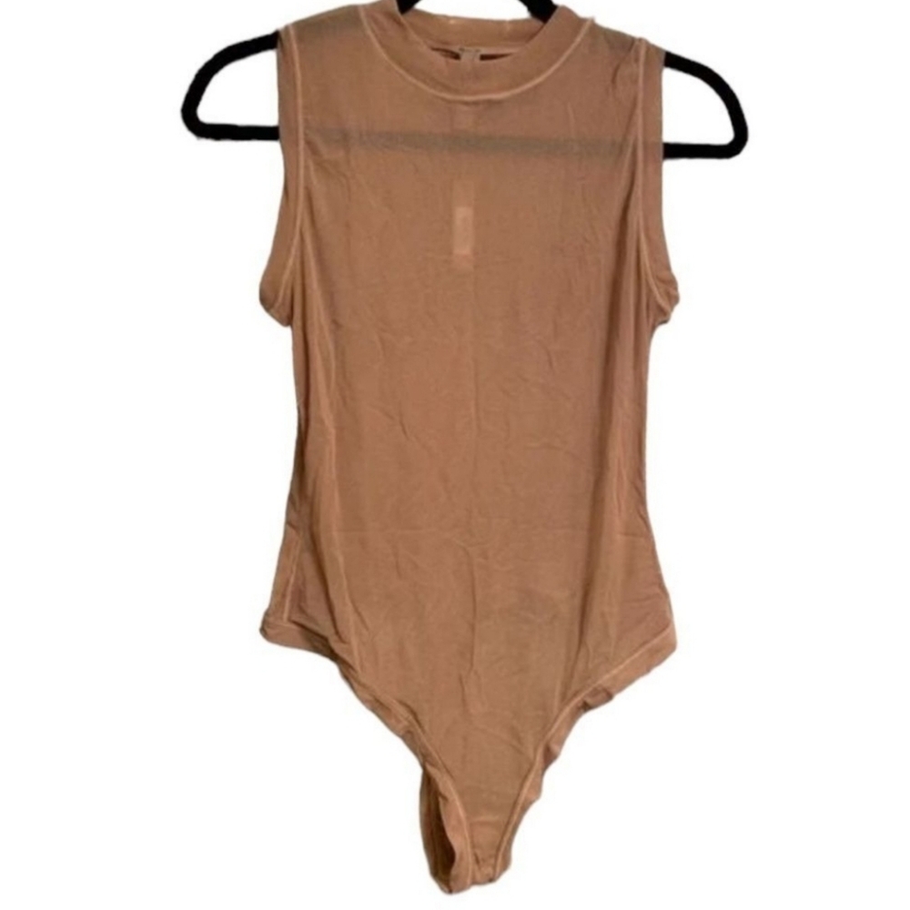 SKIMS Summer Mesh Mock Neck Bodysuit -NWT/3X